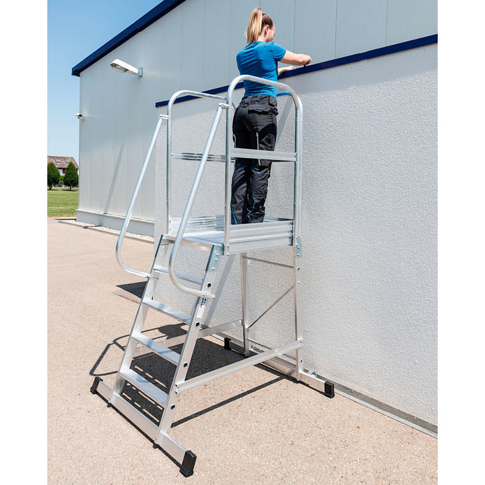 MUNK Enkelsidig Plattformstrappa Flyttbar