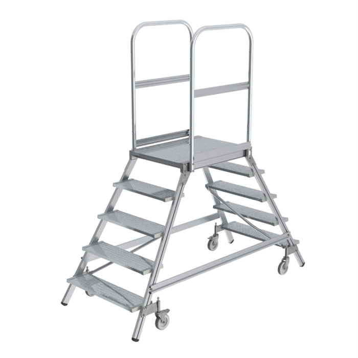 MUNK Arbetsplattform Dubbelsidig Räfflad Aluminium