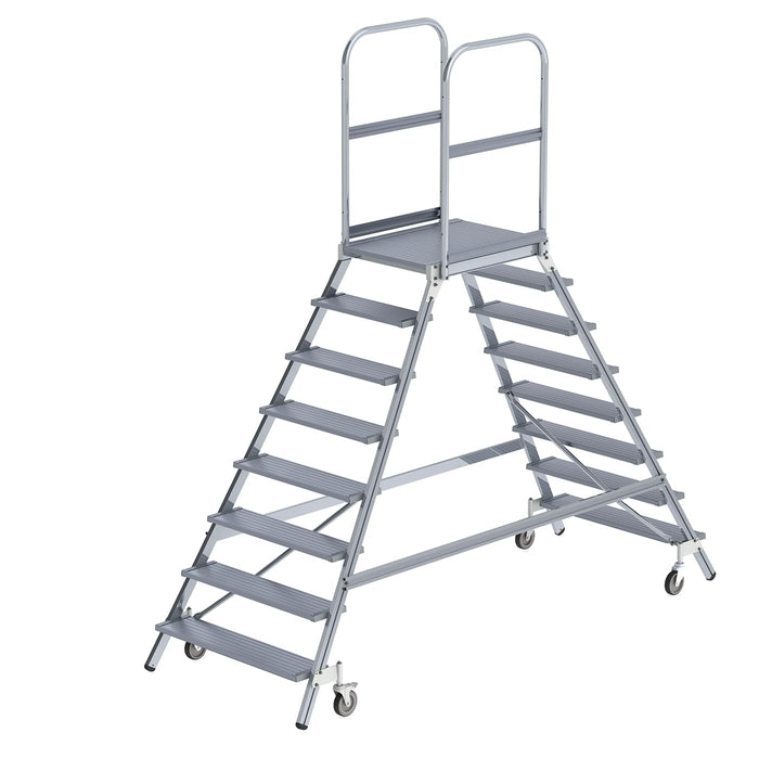 MUNK Arbetsplattform Dubbelsidig Räfflad Aluminium