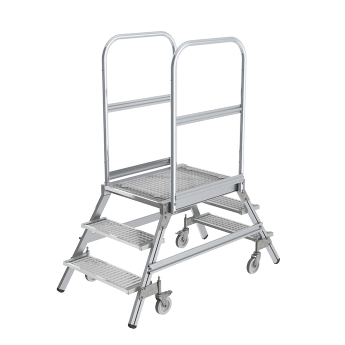 MUNK Arbetsplattform Dubbelsidig Gallerdurk stål