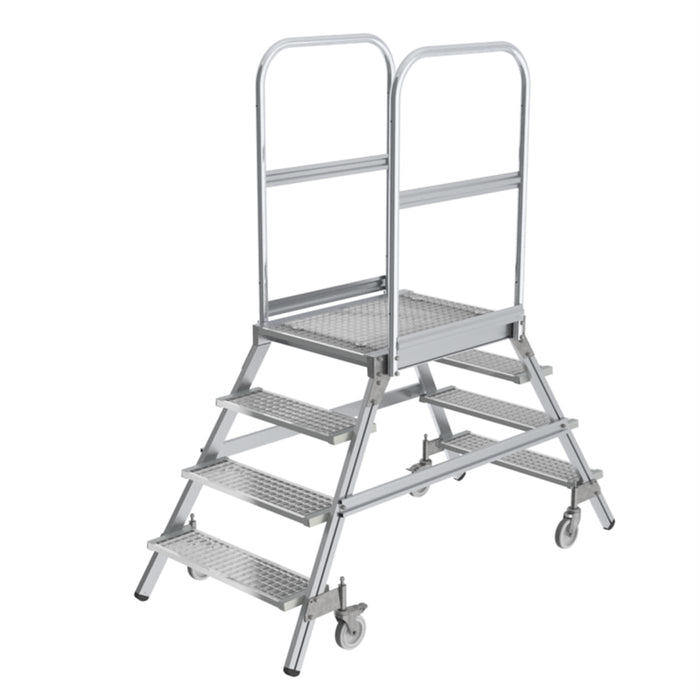 MUNK Arbetsplattform Dubbelsidig Gallerdurk stål