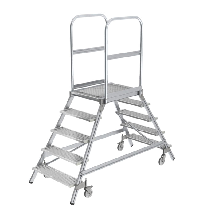 MUNK Arbetsplattform Dubbelsidig Gallerdurk stål