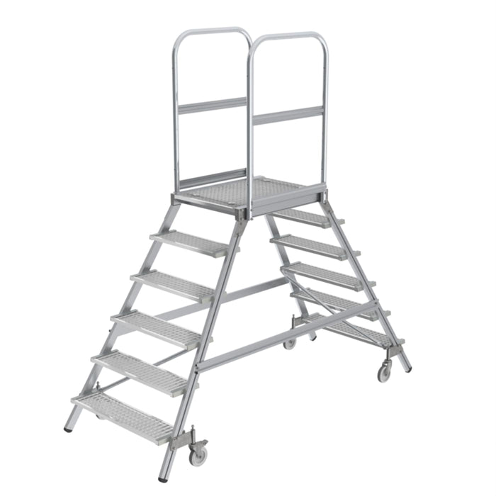 MUNK Arbetsplattform Dubbelsidig Gallerdurk stål