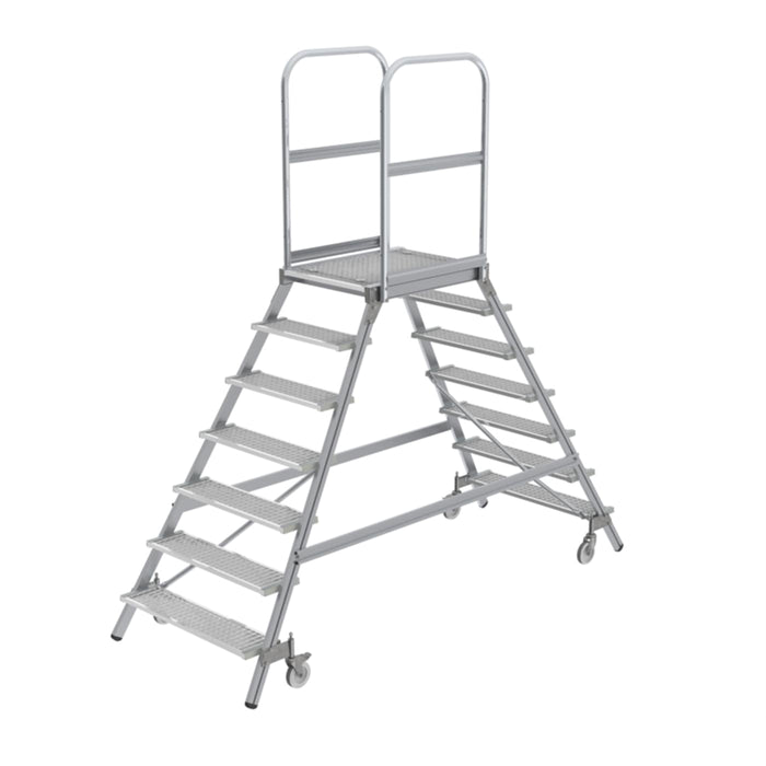 MUNK Arbetsplattform Dubbelsidig Gallerdurk stål