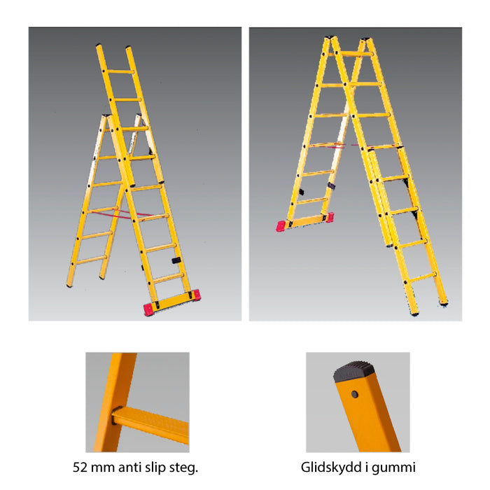 Avanti Kombistege 3-delad Glasfiber