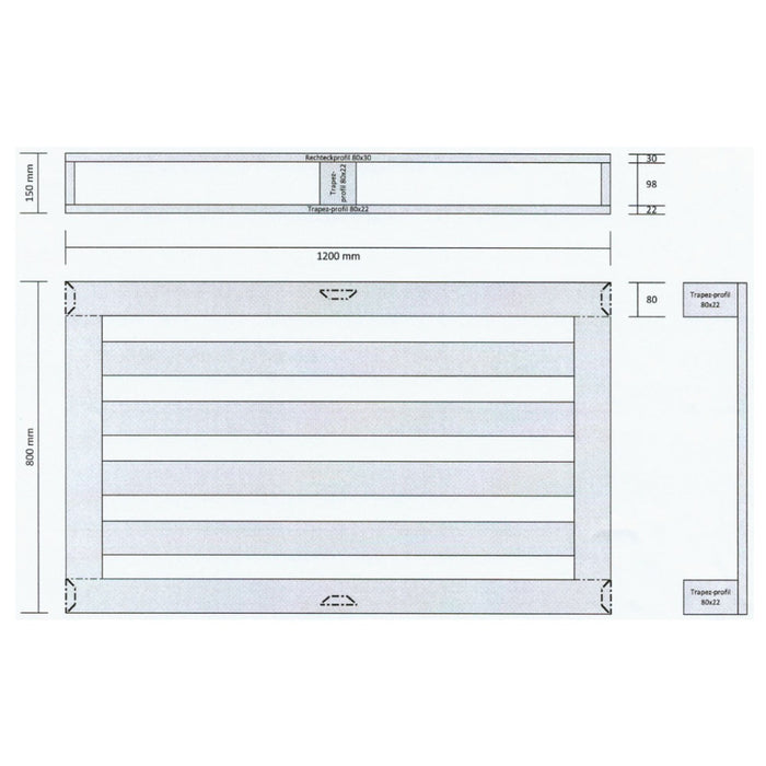 Hercher Lastpall Aluminium EU Nr.1