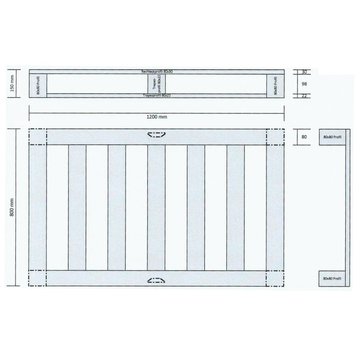 Hercher Lastpall Aluminium EU Nr.4