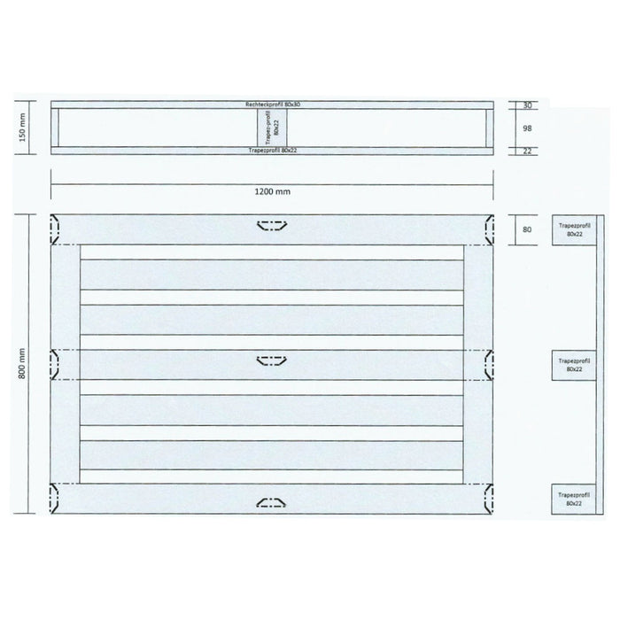 Hercher Lastpall Aluminium EU Nr.5