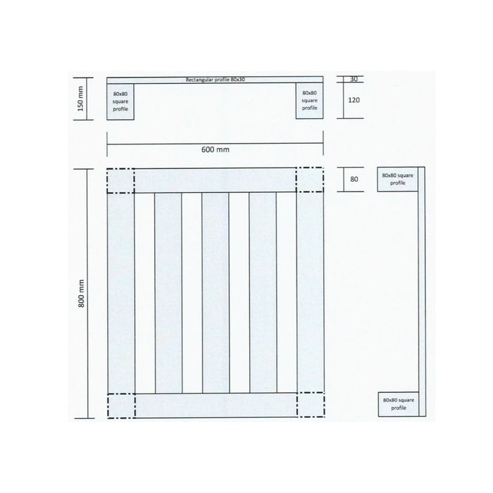 Hercher Halvpall Aluminium