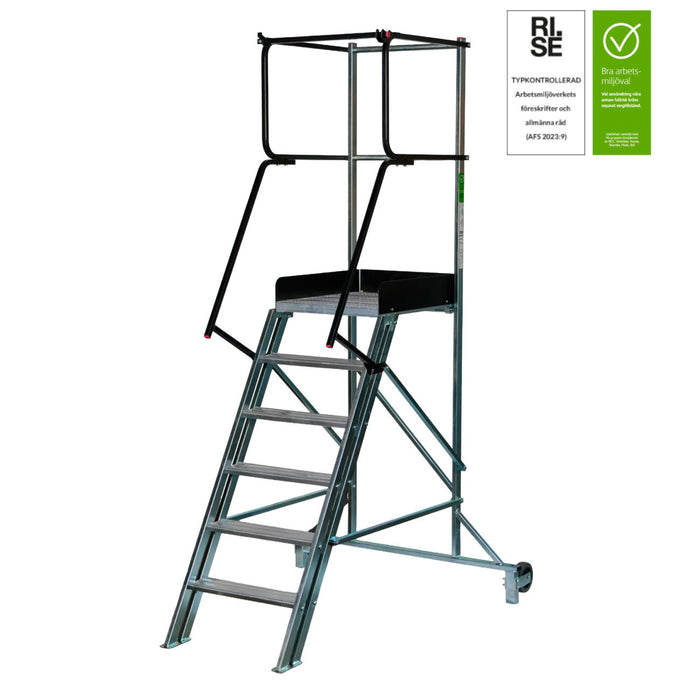 Laggo Mobil Trappa Med Skyddskorg