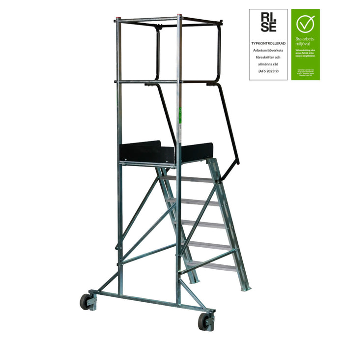 Laggo Mobil Trappa Med Skyddskorg