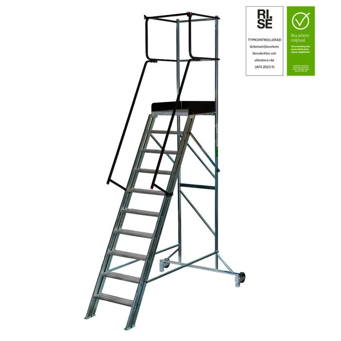 Laggo Mobil Trappa Med Skyddskorg