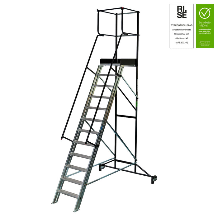 Laggo Mobil Trappa Med Skyddskorg