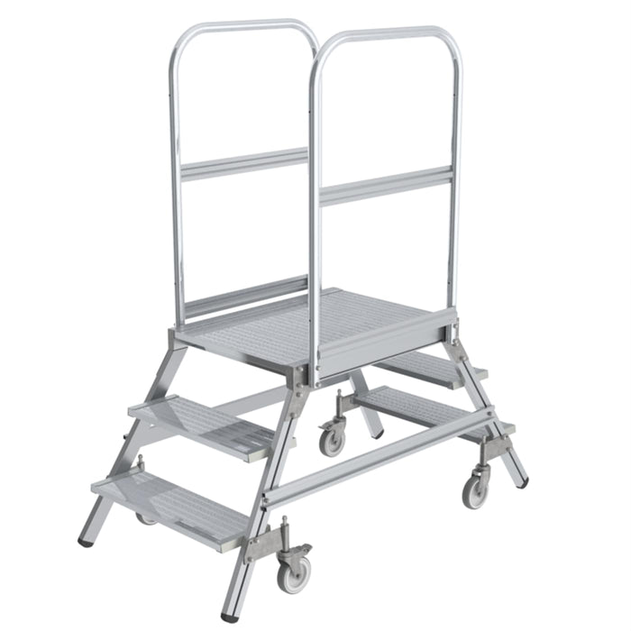 MUNK Arbetsplattform Dubbelsidig Räfflad Aluminium