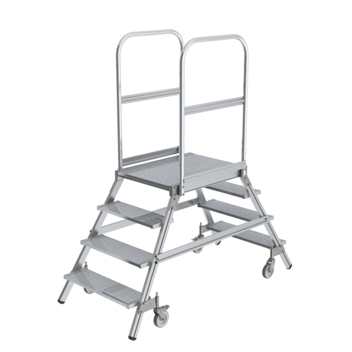 MUNK Arbetsplattform Dubbelsidig Räfflad Aluminium
