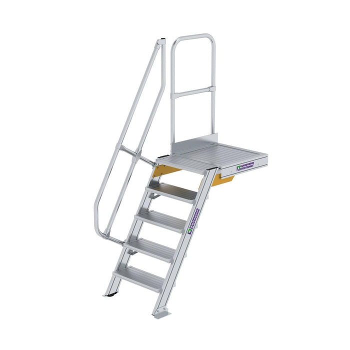MUNK Trappa 60° med Plattform. Bredd 600mm.