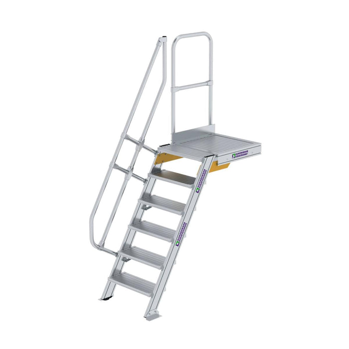 MUNK Trappa 60° med Plattform. Bredd 600mm.