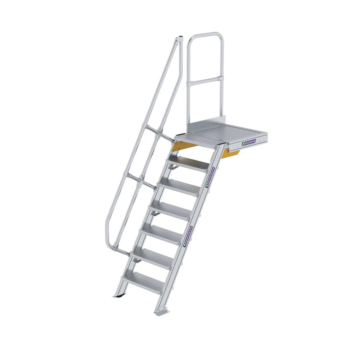 MUNK Trappa 60° med Plattform. Bredd 600mm.