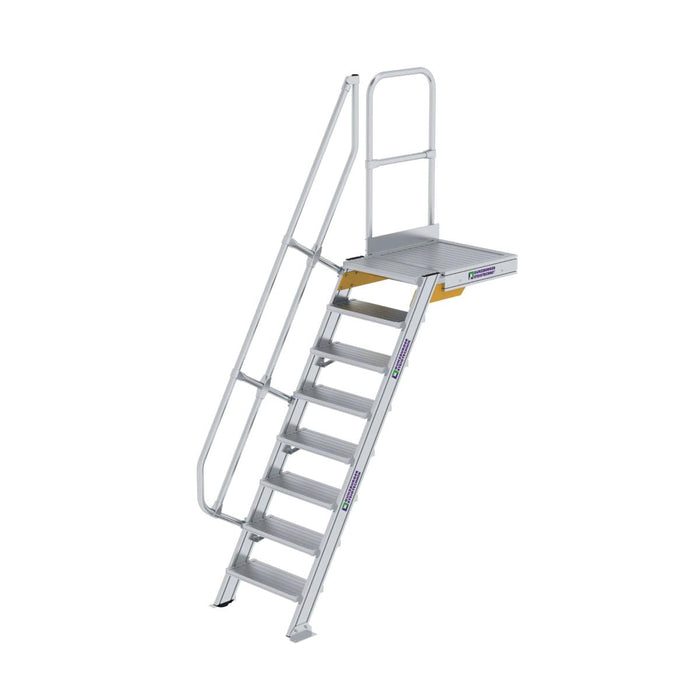 MUNK Trappa 60° med Plattform. Bredd 600mm.