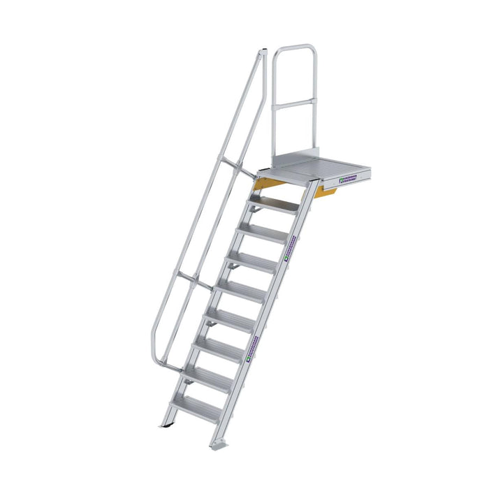 MUNK Trappa 60° med Plattform. Bredd 600mm.