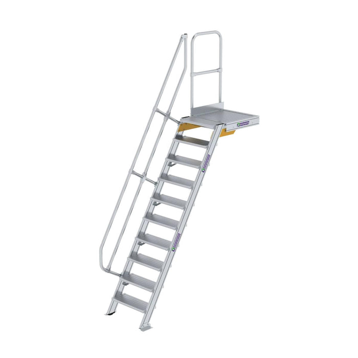MUNK Trappa 60° med Plattform. Bredd 600mm.