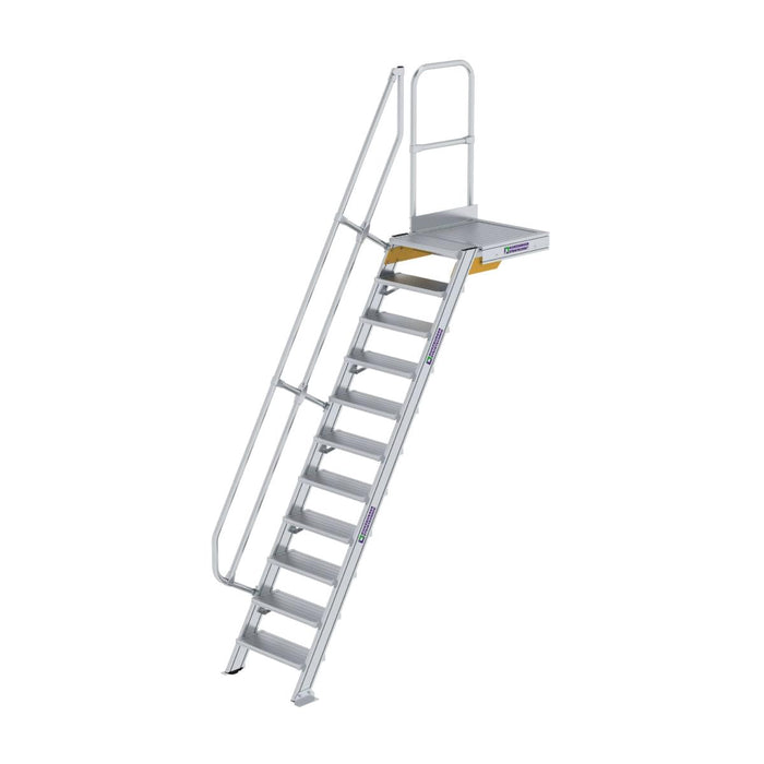 MUNK Trappa 60° med Plattform. Bredd 600mm.