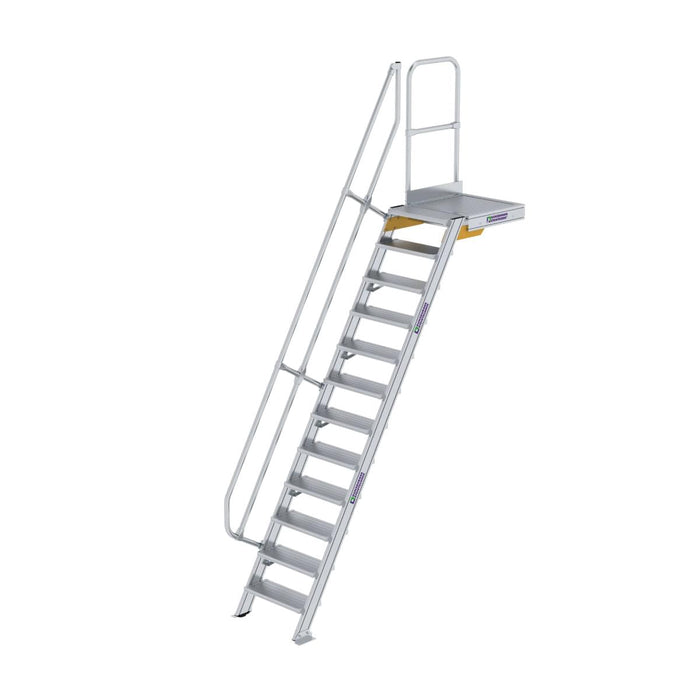 MUNK Trappa 60° med Plattform. Bredd 600mm.
