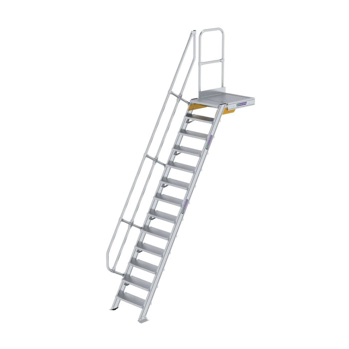 MUNK Trappa 60° med Plattform. Bredd 600mm.