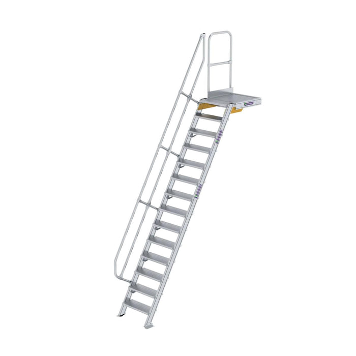 MUNK Trappa 60° med Plattform. Bredd 600mm.