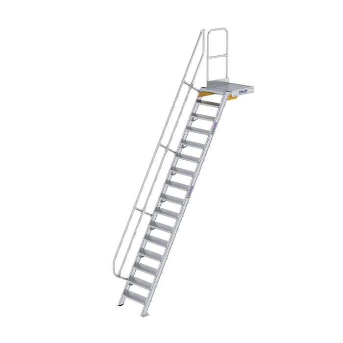 MUNK Trappa 60° med Plattform. Bredd 600mm.