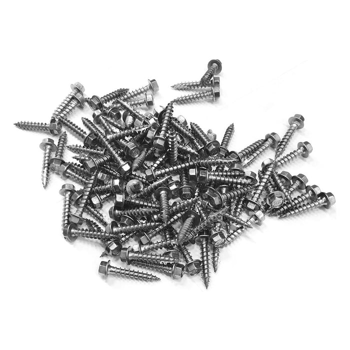 Weland Stål Skruvsats 6x30 mm, 100st