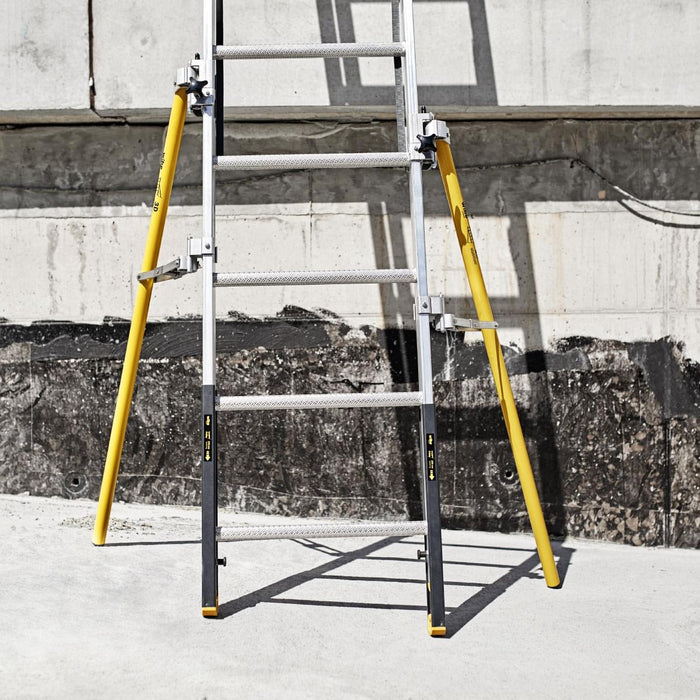 W.steps Anliggande Enkelstege PROF+